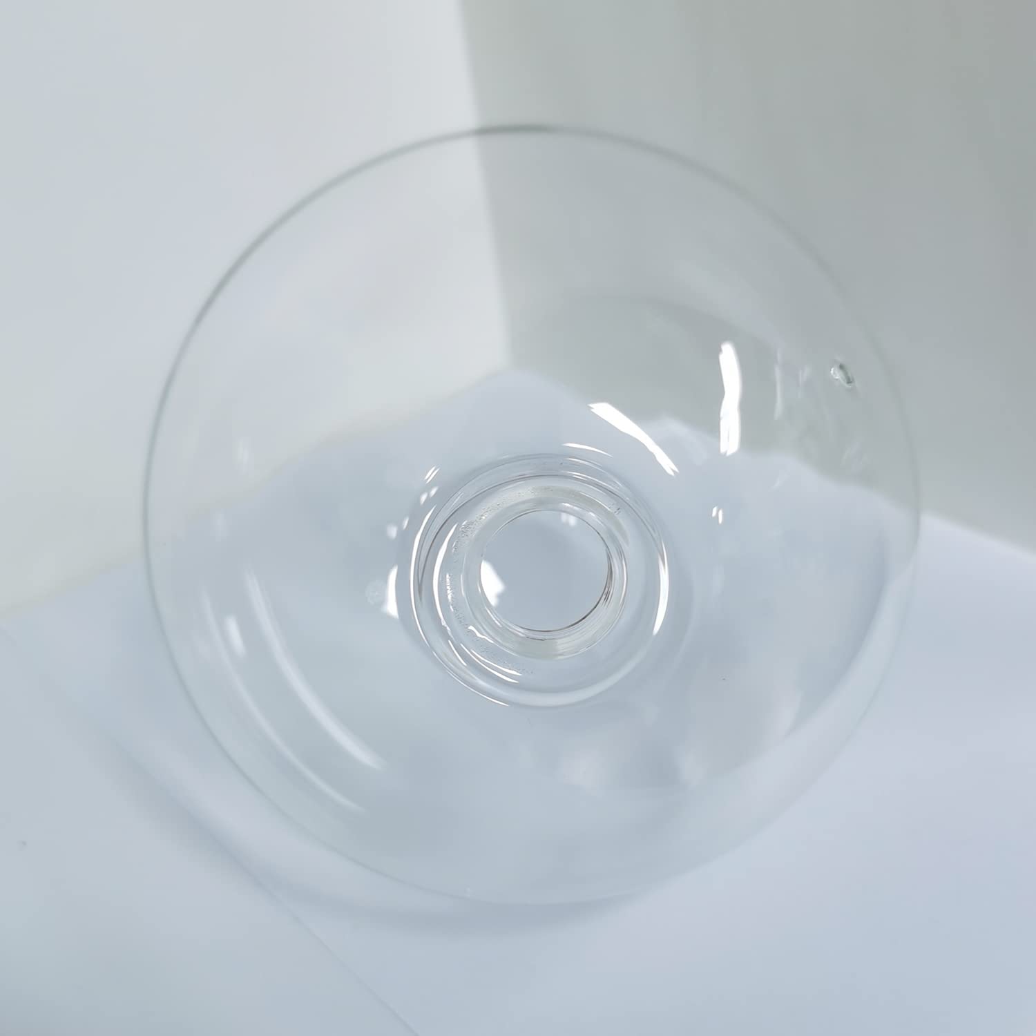 Paralume In Vetro Trasparente KCO A Forma Di Bolla – Diametro 20,1 Cm, Apertura 1,9 Cm, Per Lampade Da Parete E Soffitto
