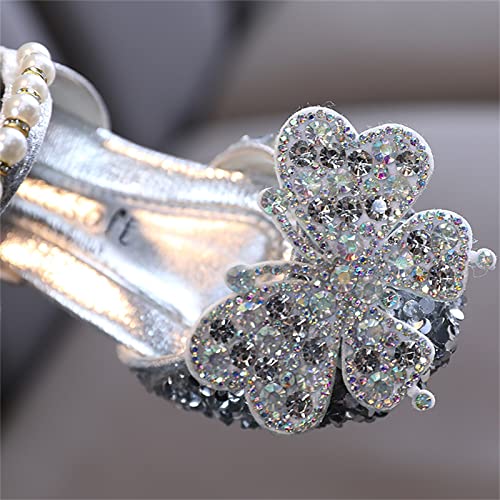 Fashion Spring And Summer Children Dance Shoes Girls Dress Show Princess Shoes Pearl Rhinestone Boot Toddler Girl3