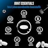 Joint Essentials – Hochdosiertes Gelenk-Supplement mit Collavant® N2 Typ-II-Kollagen – Glucosamin + Chondroitin + MSM + Hyaluronsäure + Vitamin C + Cissus + Weihrauch – 180 Tabletten