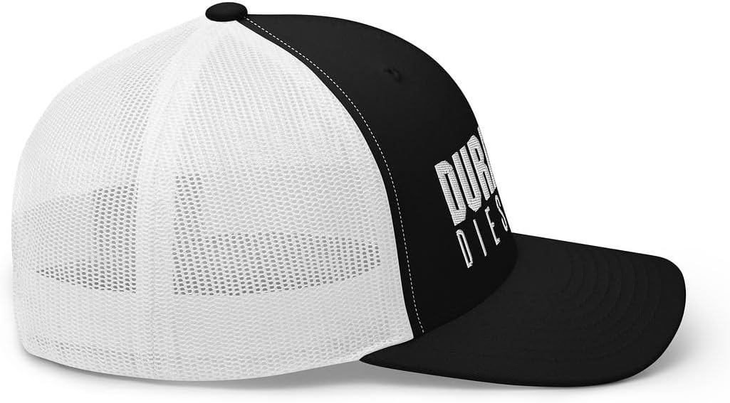 Duramax Hat Diesel Truck Trucker Baseball Cap Style with Snap Closure and Mesh Back