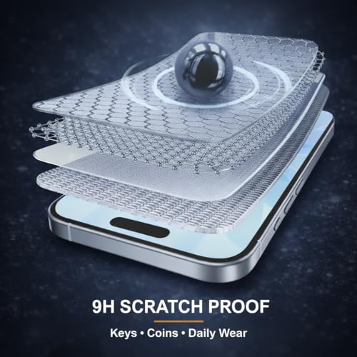 Image of Tempered Glass for Nothing Phone 1 Military Grade 9H Screen Guard, Anti-Scratch, Shatterproof, Edge-to-Edge Full Coverage - Black Border