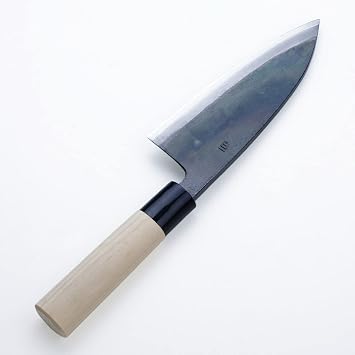 AZUMASYUSAKU Deba Kurouchi (Butcher Knife) Shirogami Steel No.1 150mm