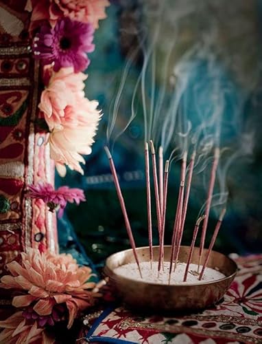 Incense Route 3-In-1 All Natural, Organic & Charcoal Free Premium Incense Sticks With Essential Oils (Aster, Errica & Ellora), 150Gms, 125 Sticks #TOP3