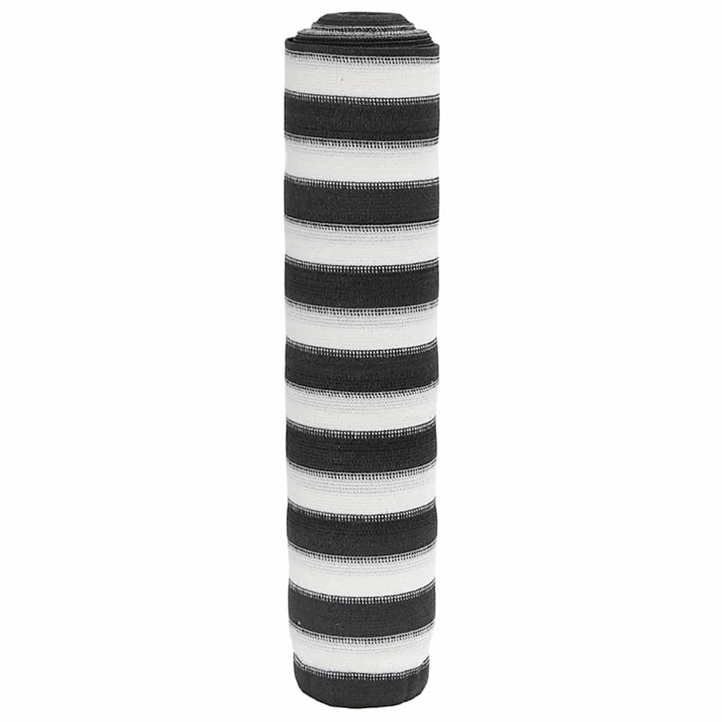 vidaXL Privacy Net Anthracite and White 2x25 m HDPE 150 g/m² — image 1