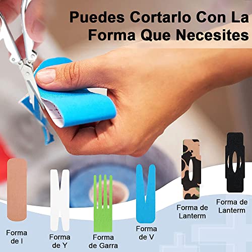 Fitness, Sports cintas kinesiologicas Marca MXBEAUTY (3)