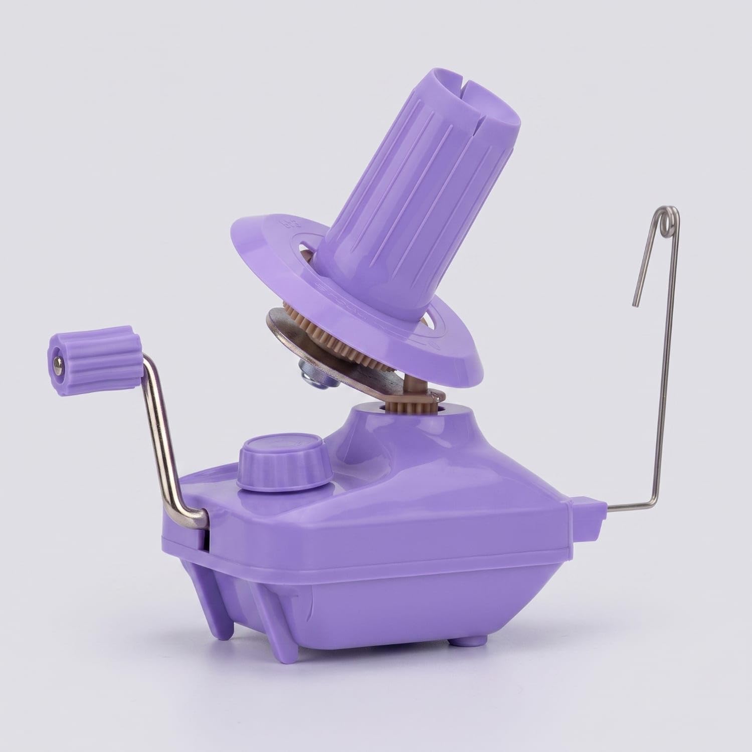Manual Yarn Ball Winder with Tabletop Clamp Portable Yarn Winder with Clamp Compact Tool Lightweight for Knitters, Crocheters, Hobbyists, Knitting, Crochet, Craft Rooms, Pink, Winder-image-48