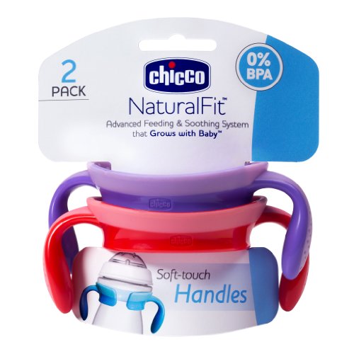 Chicco Bottle Handles, Pink