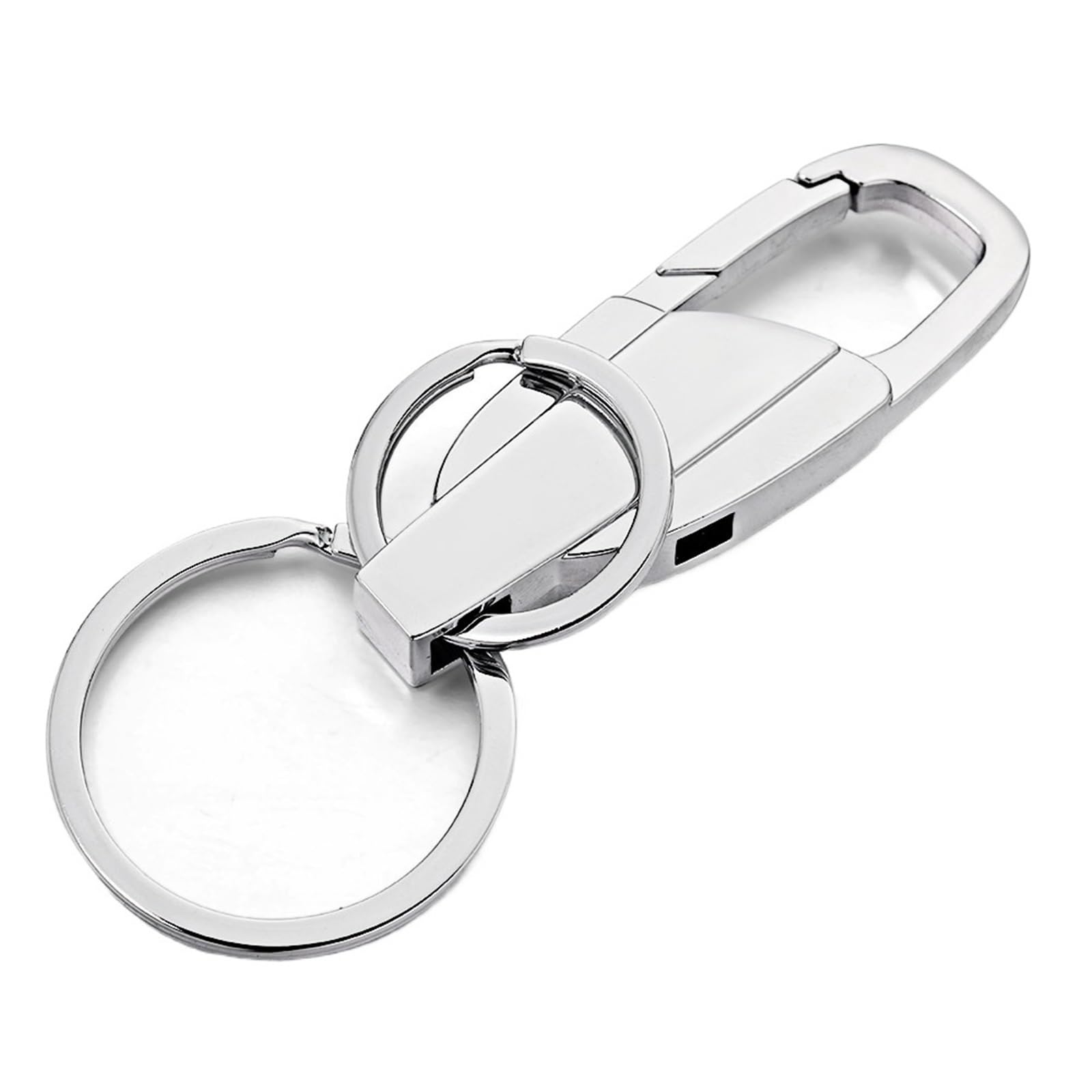 Porte-clés de voiture en métal élégant et durable pour hommes et femmes - 4
