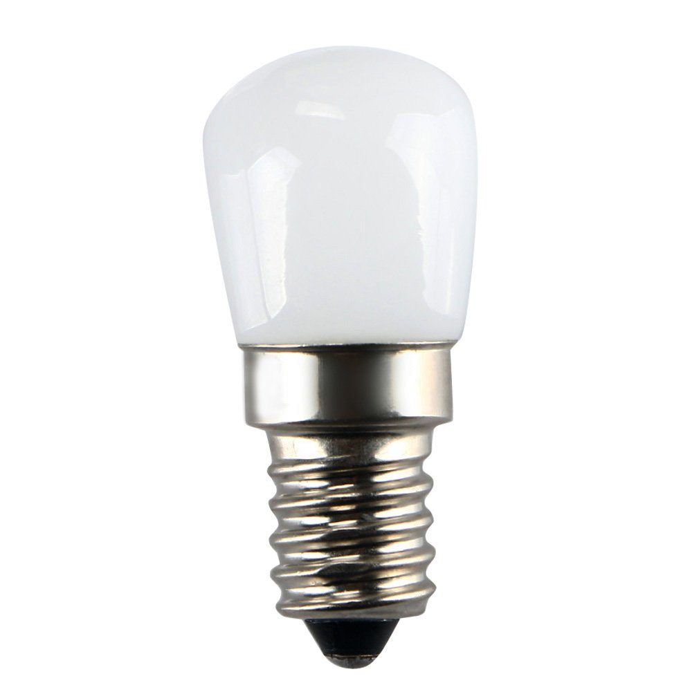 LED Screw Bulb, 1pcs E14 220V 2W 2835SMD Energy-Saving Mini Refrigerator Freezer Light LED Appliance Screw Lamp White