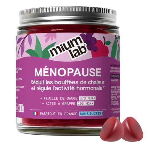 Ménopause sans hormones Mium Lab anti sueurs nocturnes aux plantes