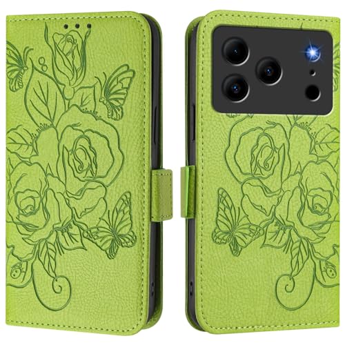 �X�}�z�P�[�X �Ή��@�� for Doogee Note 56 (Pro) / Note 56 Plus �t���b�v�X�^���h�J�[�h�z���_�[ �}�O�l�b�g�N���X�v�E�H���b�g Green