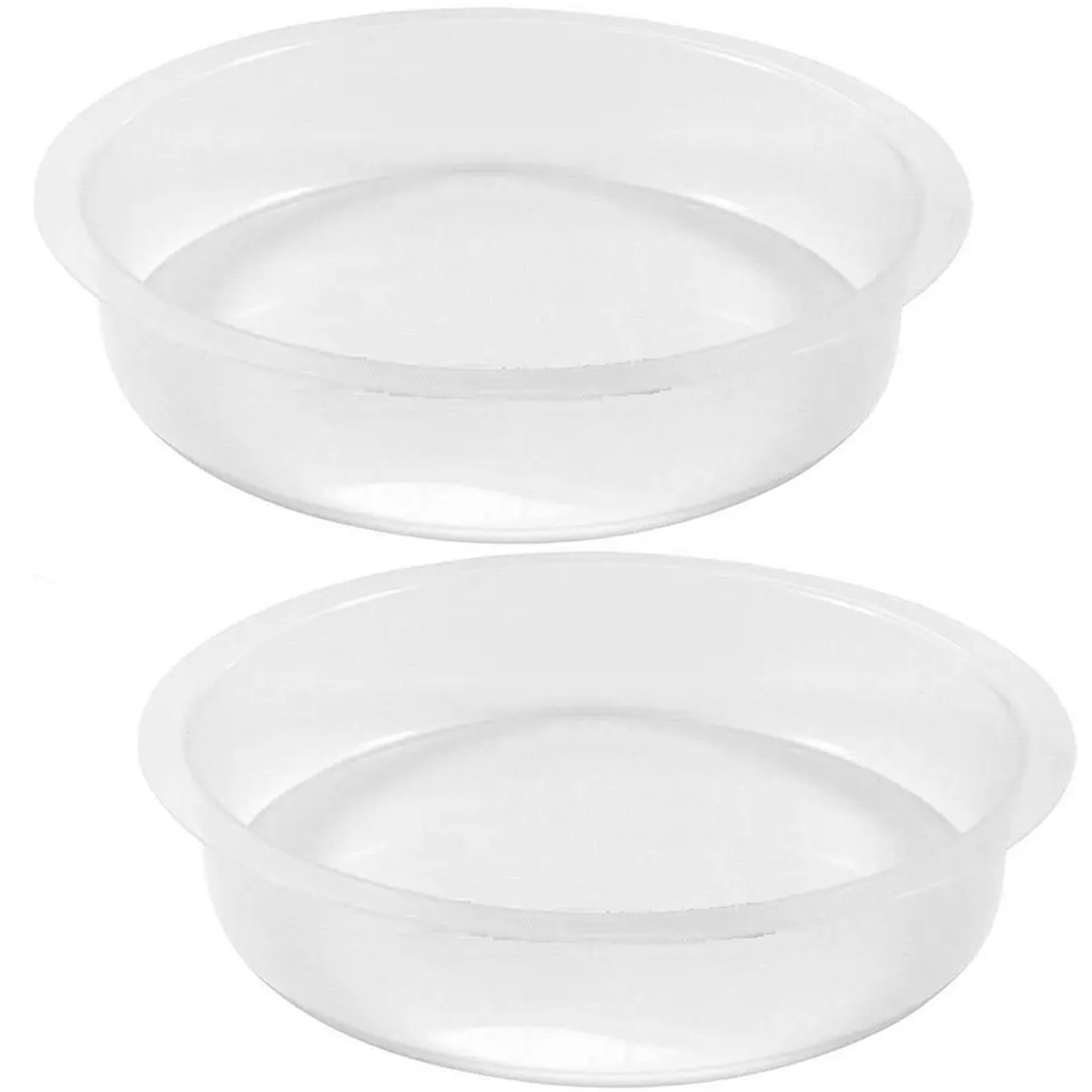 Plateau de Bain pour Oiseaux et Station d'Alimentation en Plastique Rond pour Jardin