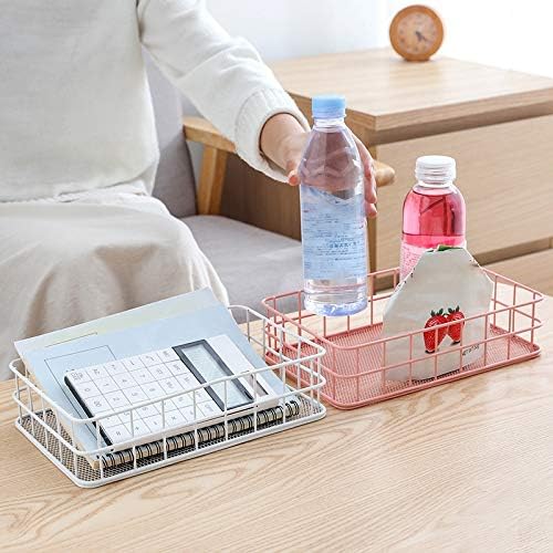 YIZAN Iron Wire Fruit Bowl for Kitchen Countertops Round Storage Frame Basket Fruit Basket for Bread,Fruit,Snacks,Candy-Yellow