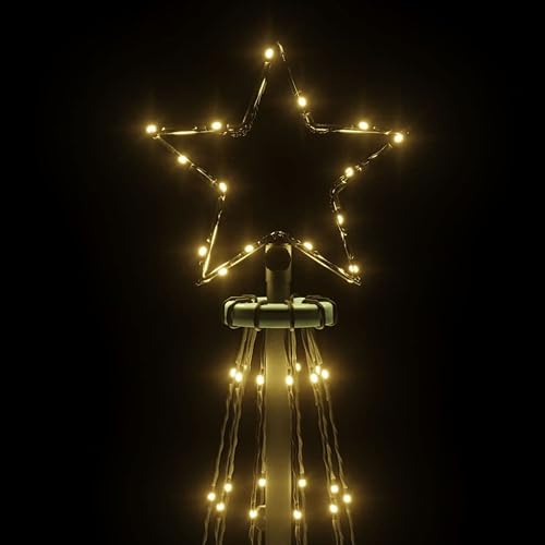 Miniatura 4 de Canditree Árbol de cono de Navidad extra grande de 262 pies con 1134 luces LED para árbol de Navidad espectáculo de luz para patio al aire libre