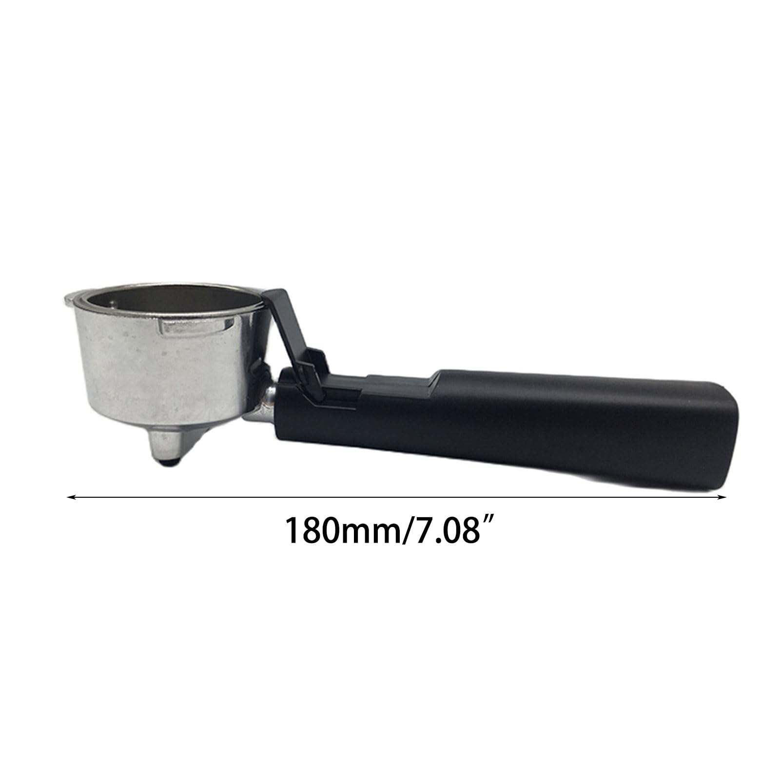 Cesta de filtro de repuesto para máquina de café, filtro móvil de 51 mm, soporte de filtro de mango, taza de polvo, compatible con mango de máquina de café, piezas y accesorios de máquina de café
