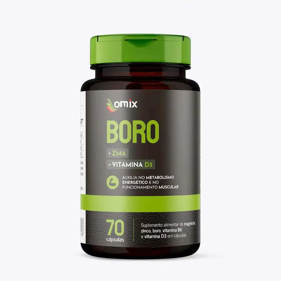 Boro + ZMA + D3-70 cápsulas - Omix