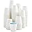 Huifany 100 Pack 3 oz Paper Cups, Disposable Bathroom Cups, Small Mouthwash Cup White Paper Drinking Cup for Party,Picnic,Travel and Events