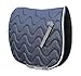 Rhinegold Wave Saddle Pad-Cob-Denim/Blue