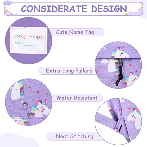 Vaschy Toddler Backpack For Girls, Cute Lightweight Water Resistant Preschool Backpack For Kindergarten Little Girls Bookbag Unicorn #TOP3