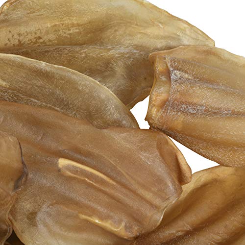Healthy Dog Chews – Premium Cow Ears for Dogs – Long Lasting & Nutritional Pet Chew Treats – Sourced from Grass Fed Cattle – USDA/FDA Approved – Rich Taste & Chewy Texture for All Breeds – 12-Pack