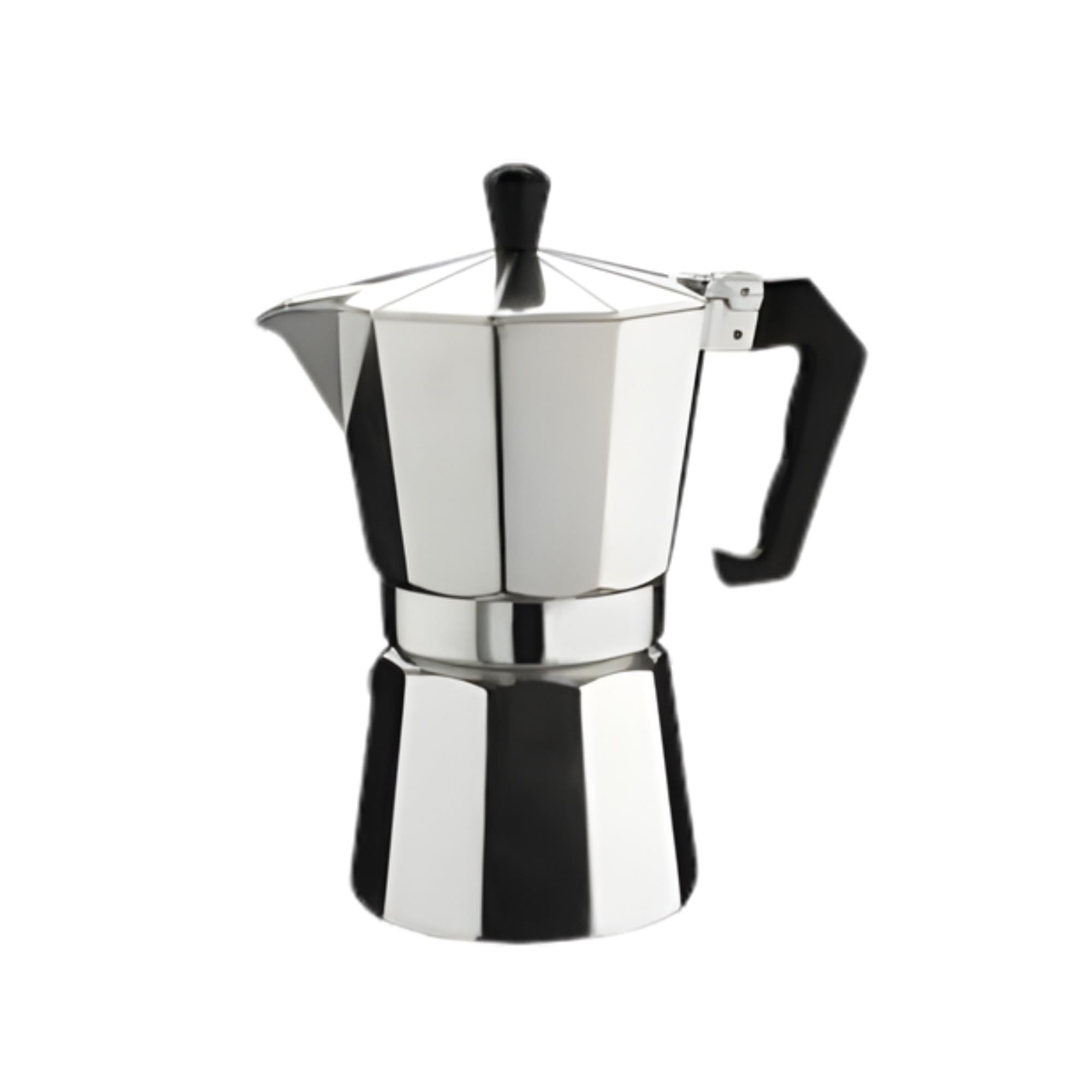 Italian Espresso Coffee Moka Pot Stove Top Coffee Maker, Aluminum Classic Filter Espresso Percolator for Italian & Cuban Coffee Brewing, for Home Kitchen & Camping (6 cup / 300 ml)