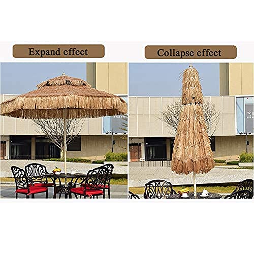 Parasol de jardin CLSDRZC inclinement manivelle pour terrasse