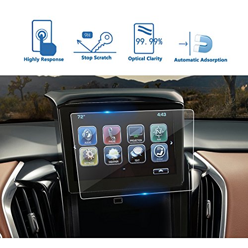 Lfotpp Car Navigation Screen Protector For 2018 2019 2020 2021 2022 2023 Traverse 8-Inch Mylink,Tempered Glass 9H Hardness Car Infotainment Stereo Display Center Touchscreen Protective Film #TOP4