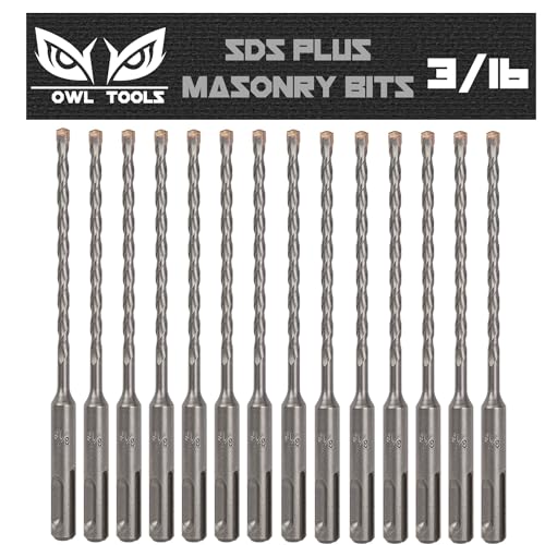 Owl Tools SDS Plus 3/16 Inch Masonry Drill Bits