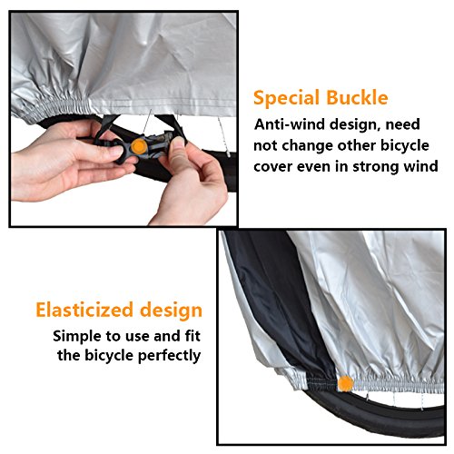 Popheko bicicletta copertura, 210D tessuto Oxford