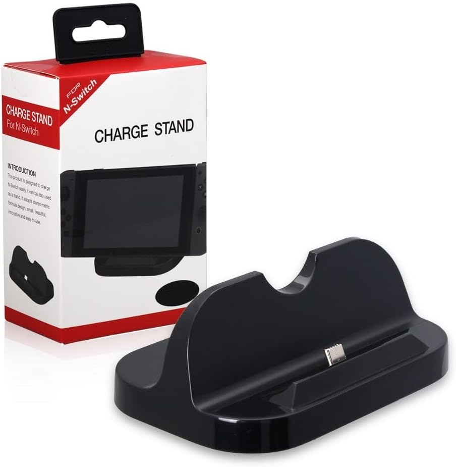 SKEIDO Charging Dock compatible with Nintendo Switch NS N-Switch console Joy-Con Charger Station
