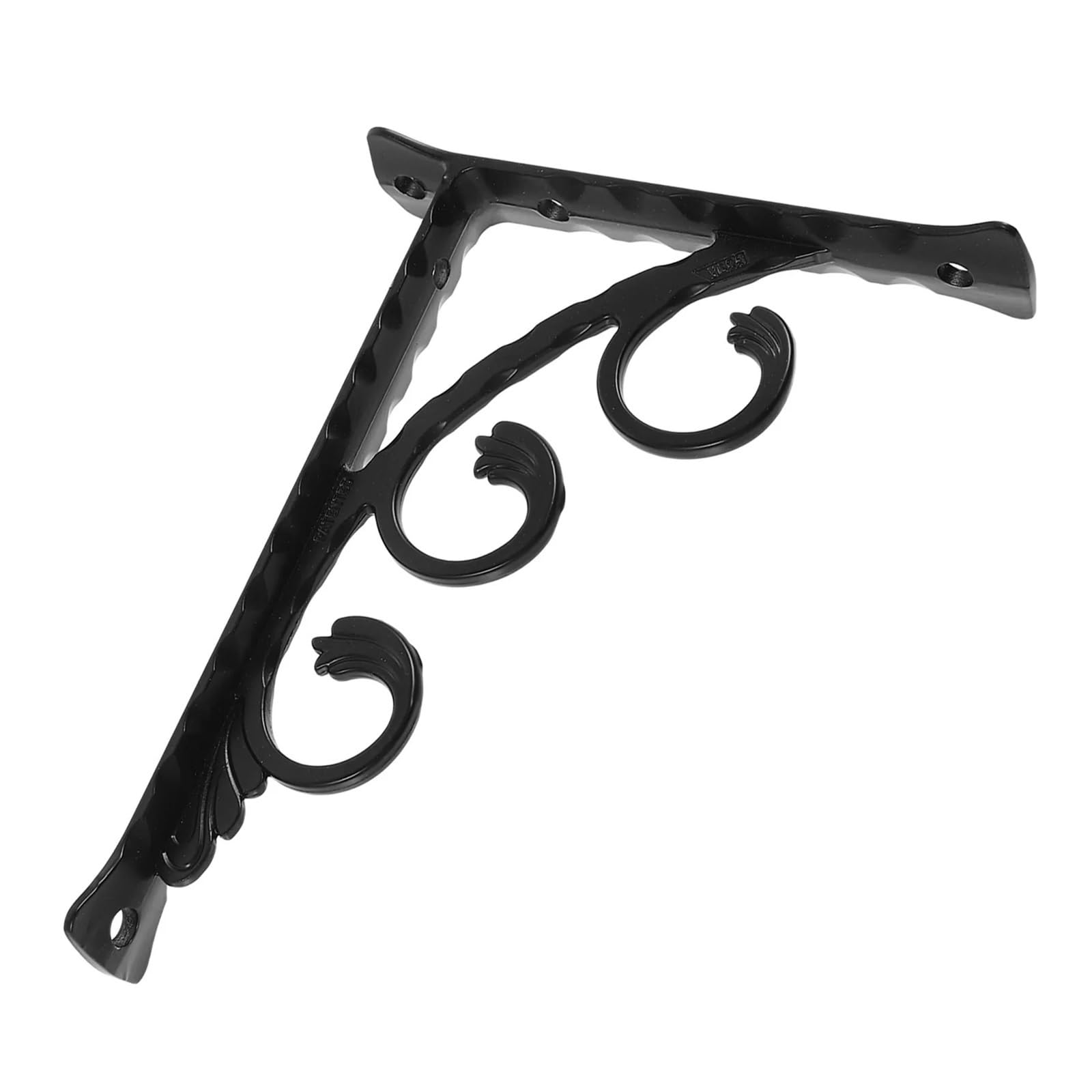 Mwahju One Color 2Pcs Wall Shelf Bracket Easy Install For Floating Shelves Display Units Displays Metal For Home