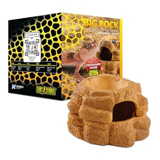Exo Terra Big Rock grotte céramique à couvercle, hauteur 17,5 cm
