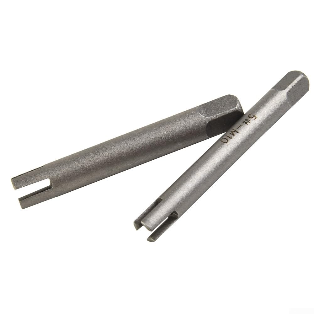 6 strumenti per la rimozione di viti a testa rotta, estrattore per rubinetto, in acciaio legato per rimuovere viti danneggiate spogliate, M5, M6, M8, M10, per M12