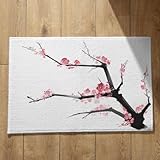 🔶CHERS CLIENTS, VEUILLEZ NOTER : Comme le tapis de sol est envoyé plié, le motif du tapis peut sembler plissé. Mais ne vous inquiétez pas, après avoir déplié et aplati le tapis de sol pendant quelques heures, le motif lisse et beau sera restauré. Séchez ou repassez les zones ridées du tapis à l'aide d'un sèche-cheveux ou d'un fer à repasser chaud et le tapis retrouvera sa forme initiale.