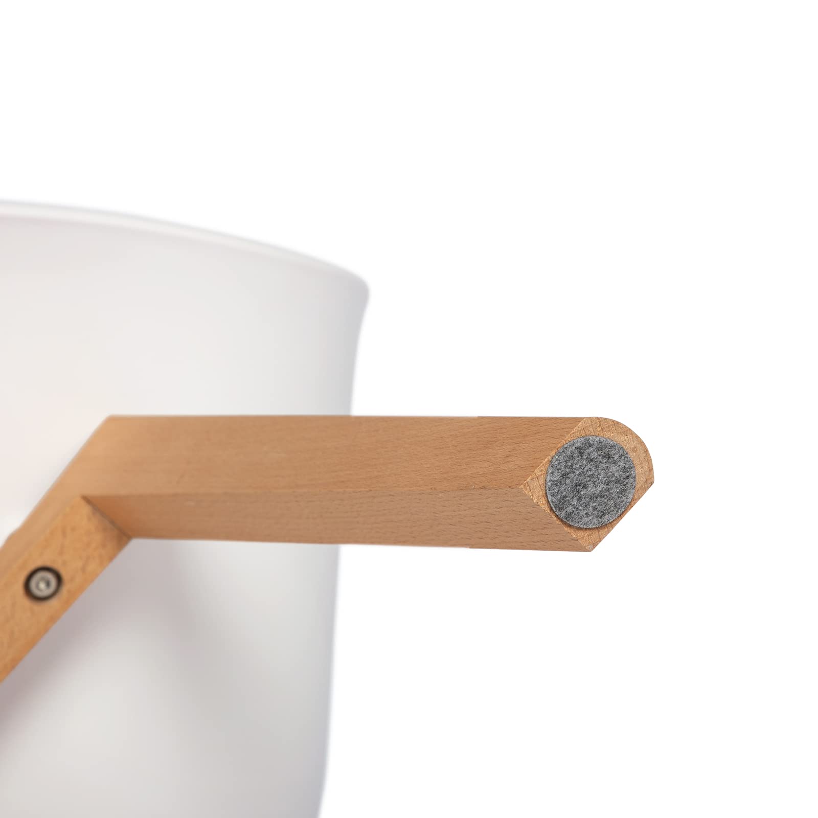 Set di 4 Poltrone e Sedie da Pranzo dal Design Moderno, 4 Sedie da Cucina Scandinave con Legno di Faggio - Bianco