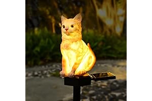 Cat Solar Lights Outdoor Decorations