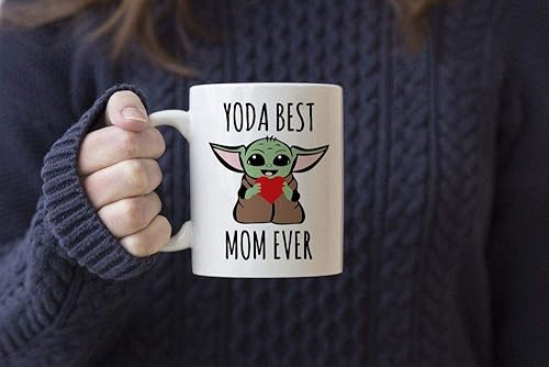 Vista 25 de LOZACHE Baby Yoda Gifts - Taza de papá para padres nuevos, regalo de cumpleaños para hombres o fanáticos de Yoda Yoda Dad