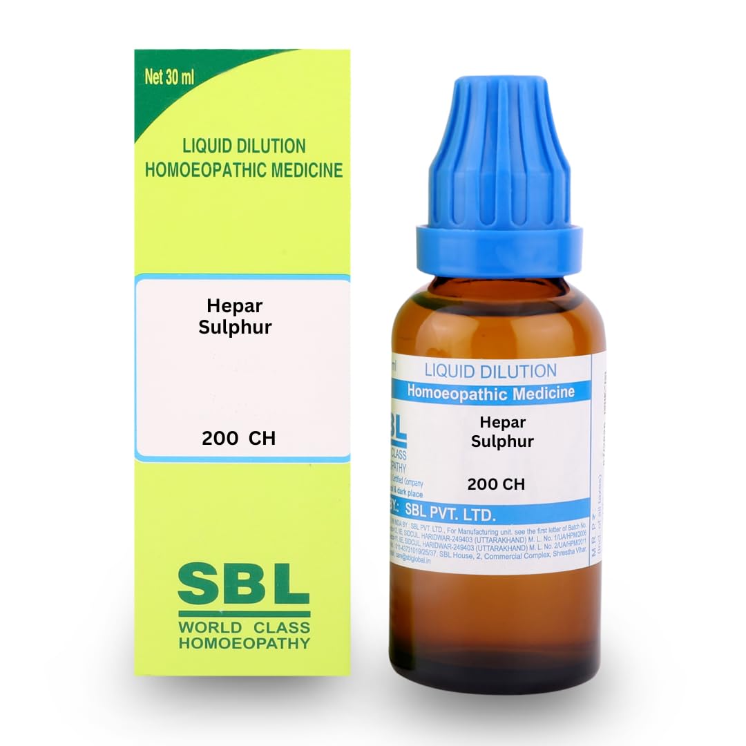 SBL's Hepar Sulphur Dilution 200 CH