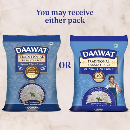 Image of Daawat Traditional Basmati Rice 5Kg| Premuim Aromatic Rice| Aged upto 2 Years