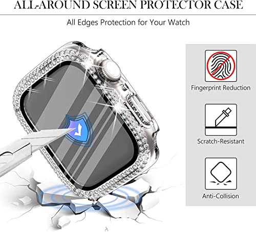 WINGLE Compatible with Apple Watch Screen Protector 40mm SE 3 2 1/ Series 6 5 4 - Image 3