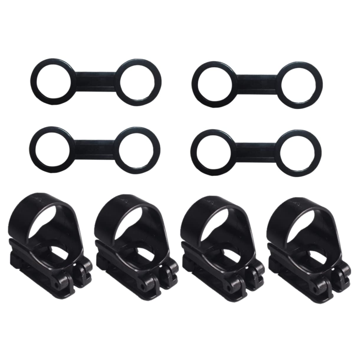 NAMOARLY 1set Diving Fixing Buckles Mask Clamp Holders for Snorkels Quick Release Clips and Flexible Design Portable Scuba Accessories