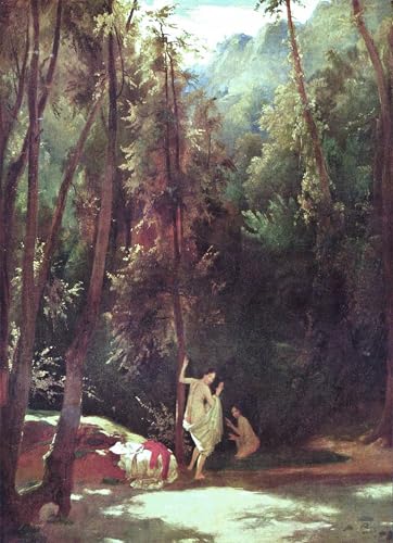 Poster Carl Blechen pour habiller un grand mur vide tableau toile Terni 60x90