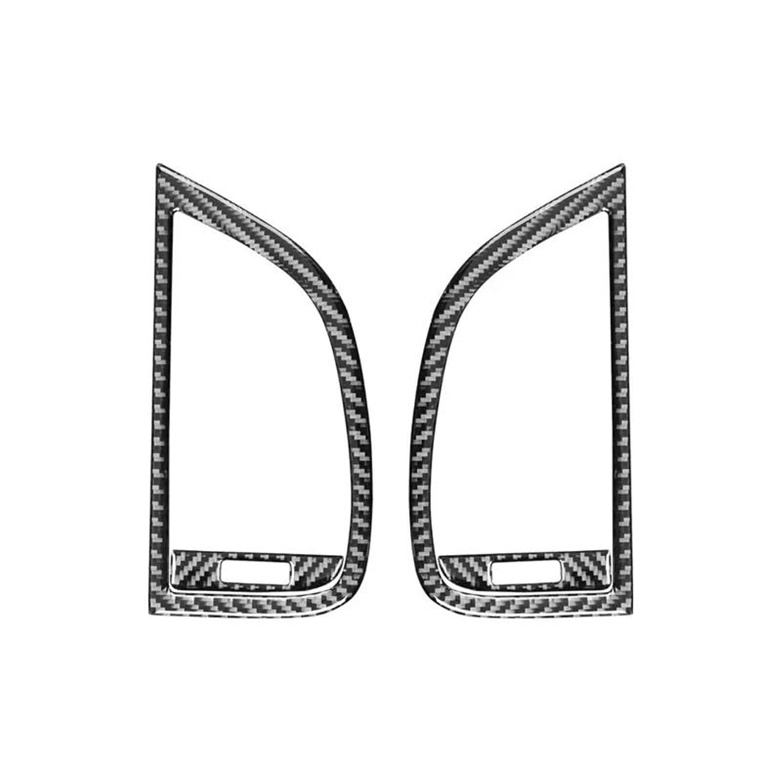 for Q7 2007-2015 Car Dashboard Left and Right Air Vents Decora Sticker Cover Trim Frame