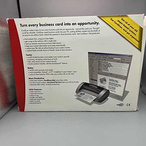 Cardscan Executive 700C Scanners 2-Pack, Full Color Business Card Reader #TOP3