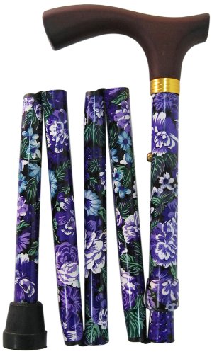 Dynamix Sticks Walking Stick Mini Purpl Floral