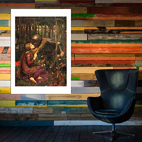 La Belle Dame sans Merci poster John William Waterhouse XL decoration grand mur nu