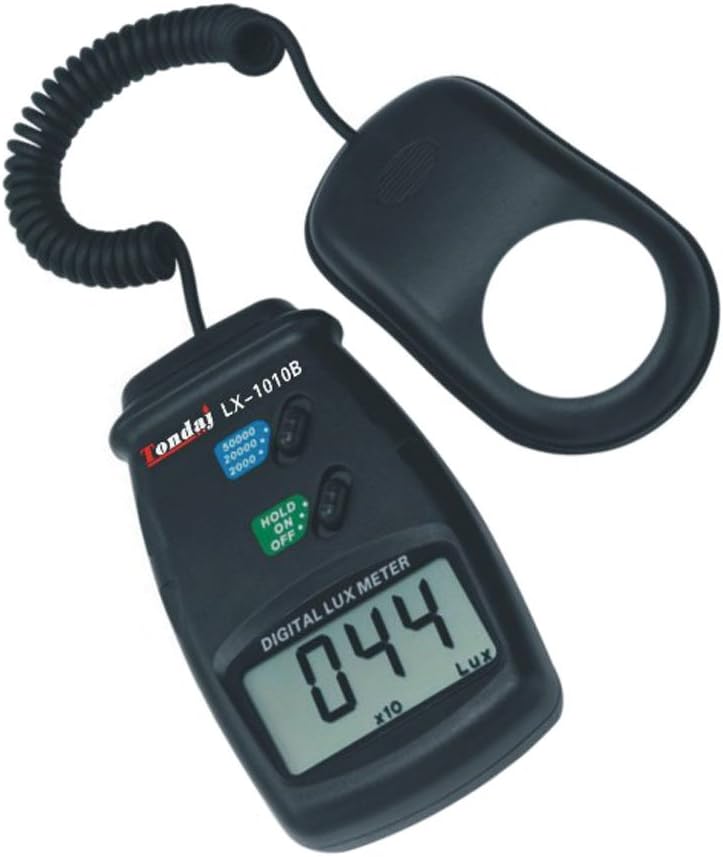Tondaj LX1010B 50,000 LUX Digital Light Meter LCD Luxmeter Lumens Gauge Tester Tool
