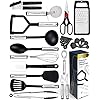 Home Hero 25-pcs Kitchen Utensils Set – Nylon & Stainless Steel Cooking Utensils Set with Spatula – Kitchen Gadgets…