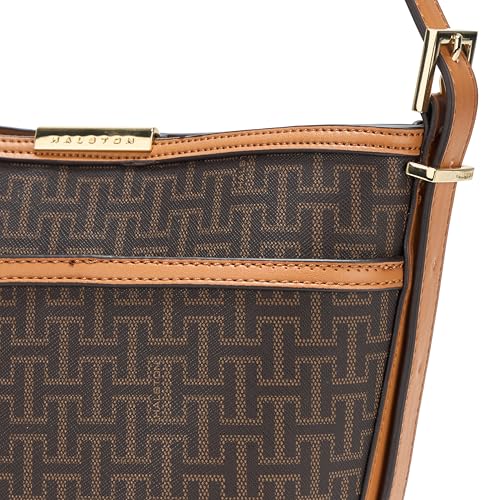 H HALSTON Jagger Signature Logo Magnetic Snap Bucket3