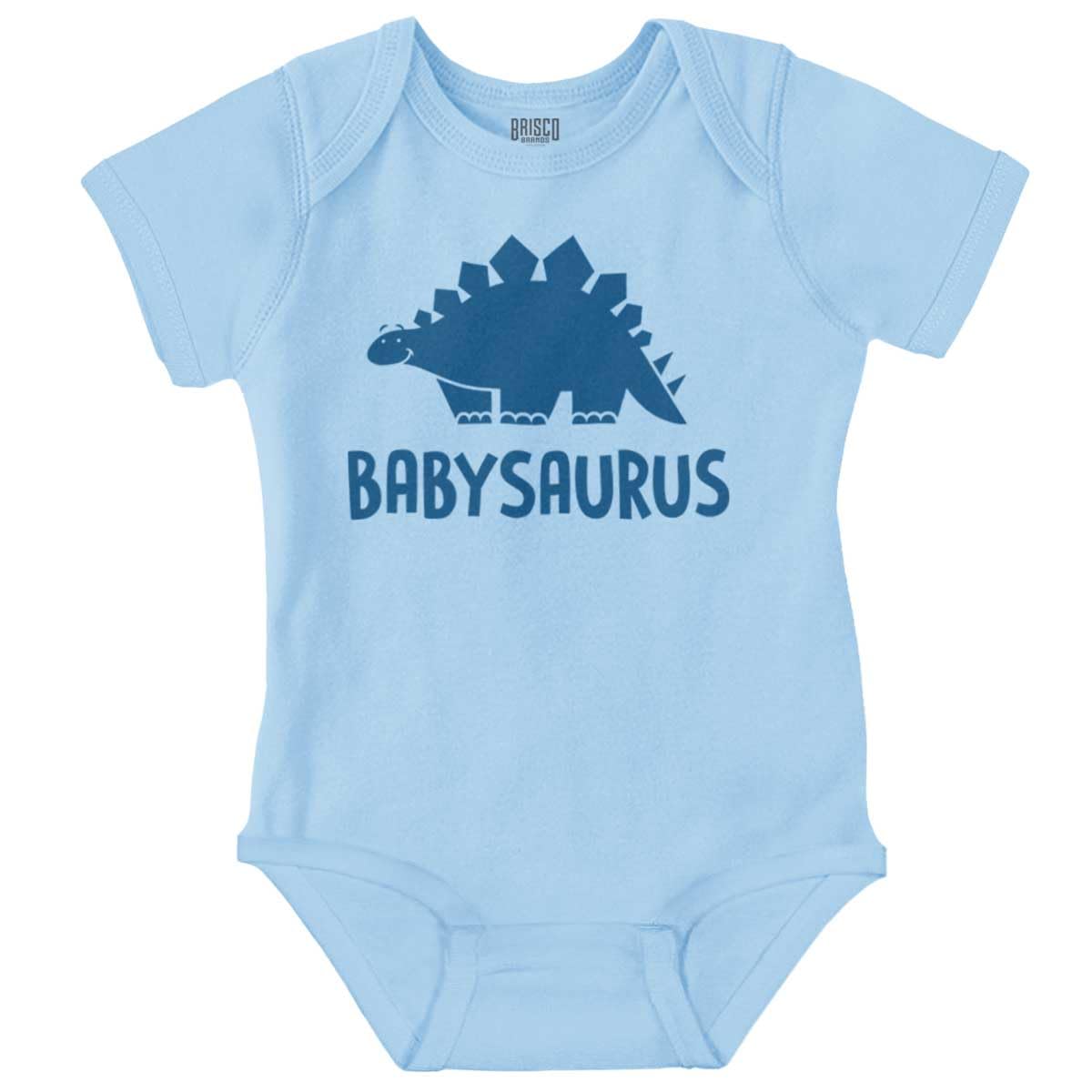 Brisco Brands Babysaurus Adorable Little Dinosaur Baby Romper Boys or Girls
